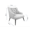 Wing Chair Lamont - Cream Cream