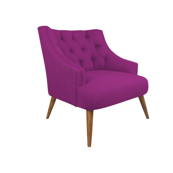 Wing Chair Lamont - Purple Purple Wing Chair Lamont - Purple Purple