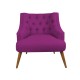 Wing Chair Lamont - Purple Purple Wing Chair Lamont - Purple Purple