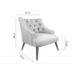Wing Chair Lamont - Purple Purple Wing Chair Lamont - Purple Purple
