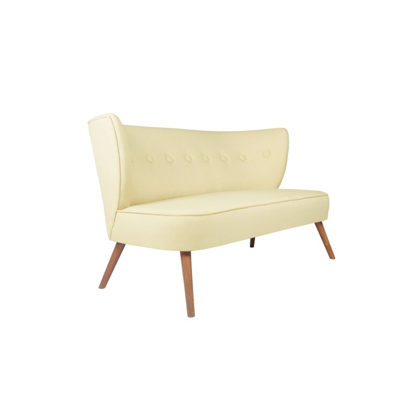 Διθέσιος Καναπές - Bienville - Χρώμα Cream - 141x73x77εκ