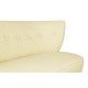 Διθέσιος Καναπές - Bienville - Χρώμα Cream - 141x73x77εκ Διθέσιος Καναπές - Bienville - Χρώμα Cream - 141x73x77εκ