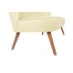 Διθέσιος Καναπές - Bienville - Χρώμα Cream - 141x73x77εκ Διθέσιος Καναπές - Bienville - Χρώμα Cream - 141x73x77εκ