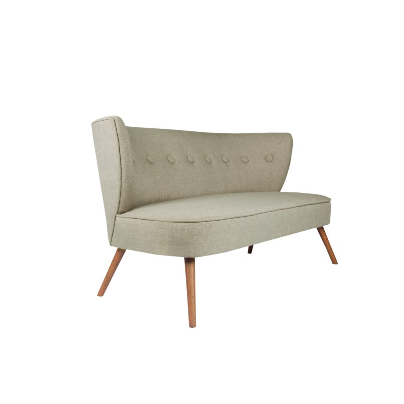 Διθέσιος Καναπές - Bienville - Χρώμα Γκρι - 141x73x77εκ