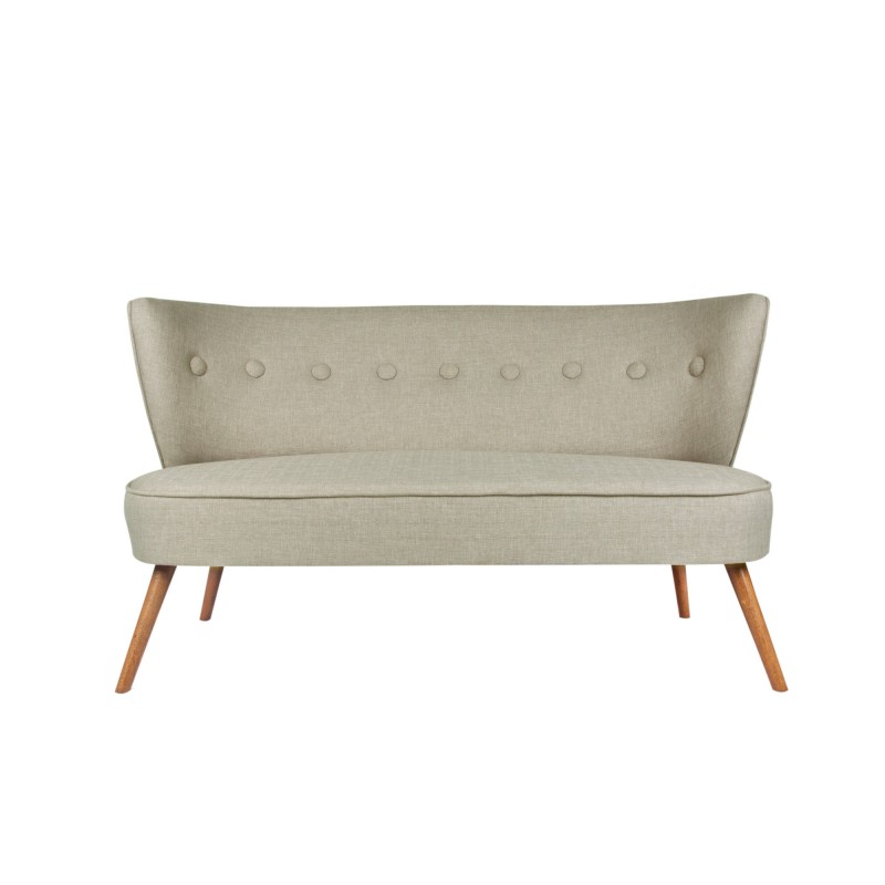 Διθέσιος Καναπές - Bienville - Χρώμα Γκρι - 141x73x77εκ