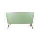 2-Seat Sofa Bienville - Petrol Green Petrol Green 2-Seat Sofa Bienville - Petrol Green Petrol Green