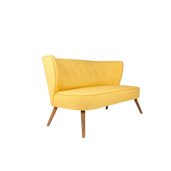 2-Seat Sofa Bienville - Yellow Yellow 2-Seat Sofa Bienville - Yellow Yellow
