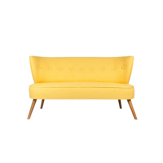 2-Seat Sofa Bienville - Yellow Yellow 2-Seat Sofa Bienville - Yellow Yellow