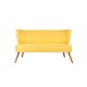 2-Seat Sofa Bienville - Yellow Yellow 2-Seat Sofa Bienville - Yellow Yellow
