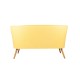 2-Seat Sofa Bienville - Yellow Yellow 2-Seat Sofa Bienville - Yellow Yellow
