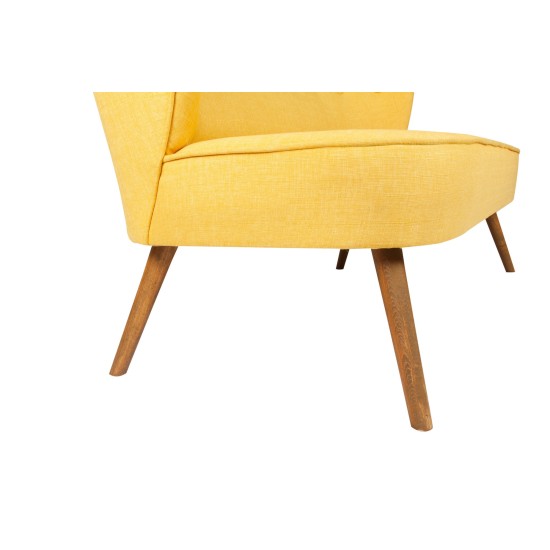 2-Seat Sofa Bienville - Yellow Yellow 2-Seat Sofa Bienville - Yellow Yellow