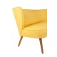 2-Seat Sofa Bienville - Yellow Yellow 2-Seat Sofa Bienville - Yellow Yellow