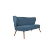 2-Seat Sofa Bienville - Saxe Blue Sax Blue