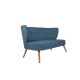 2-Seat Sofa Bienville - Saxe Blue Sax Blue 2-Seat Sofa Bienville - Saxe Blue Sax Blue