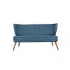 2-Seat Sofa Bienville - Saxe Blue Sax Blue