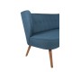 2-Seat Sofa Bienville - Saxe Blue Sax Blue 2-Seat Sofa Bienville - Saxe Blue Sax Blue