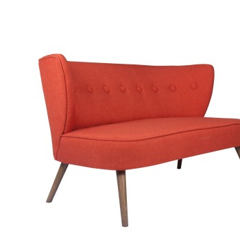 2-Seat Sofa Bienville - Tile Red Tile Red