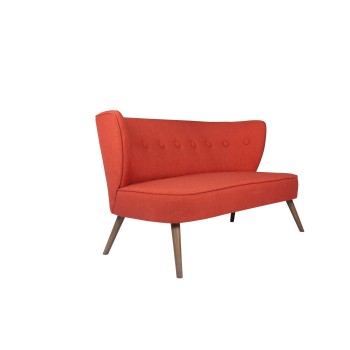 2-Seat Sofa Bienville - Tile Red Tile Red