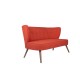 2-Seat Sofa Bienville - Tile Red Tile Red 2-Seat Sofa Bienville - Tile Red Tile Red