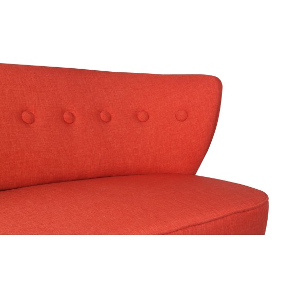 2-Seat Sofa Bienville - Tile Red Tile Red 2-Seat Sofa Bienville - Tile Red Tile Red