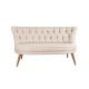 2-Seat Sofa Richland Loveseat - Cream Cream