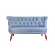 2-Seat Sofa Richland Loveseat - Indigo Blue Indigo Blue 2-Seat Sofa Richland Loveseat - Indigo Blue Indigo Blue