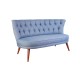 2-Seat Sofa Richland Loveseat - Indigo Blue Indigo Blue 2-Seat Sofa Richland Loveseat - Indigo Blue Indigo Blue