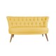 2-Seat Sofa Richland Loveseat - Yellow Yellow 2-Seat Sofa Richland Loveseat - Yellow Yellow