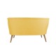 2-Seat Sofa Richland Loveseat - Yellow Yellow 2-Seat Sofa Richland Loveseat - Yellow Yellow
