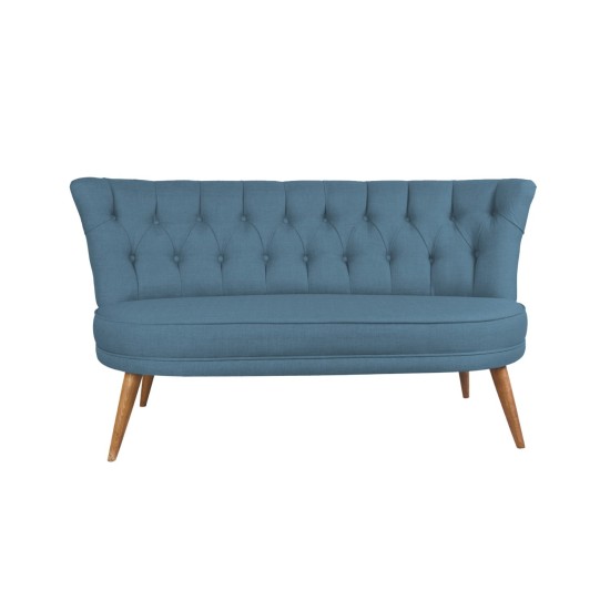 2-Seat Sofa Richland Loveseat - Saxe Blue Sax Blue 2-Seat Sofa Richland Loveseat - Saxe Blue Sax Blue