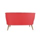 2-Seat Sofa Richland Loveseat - Tile Red Tile Red 2-Seat Sofa Richland Loveseat - Tile Red Tile Red