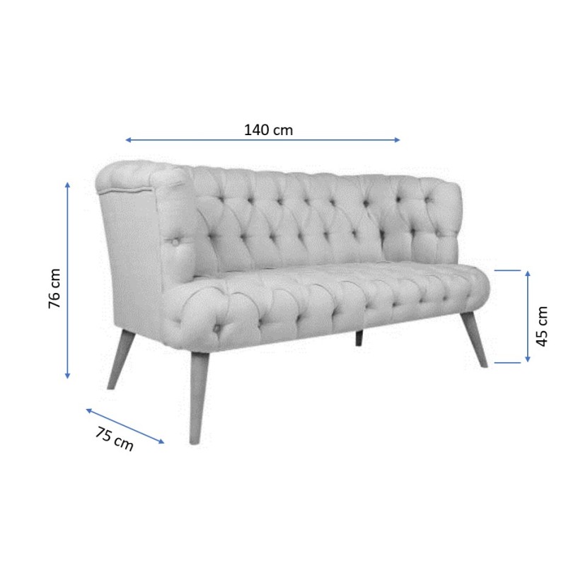 2-Seat Sofa West Monroe - Indigo Blue Indigo Blue