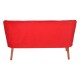 2-Seat Sofa Moon River - Red Red 2-Seat Sofa Moon River - Red Red