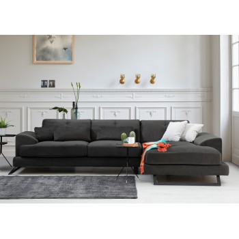 Corner Sofa Frido Corner Right (L3+Chl) Anthracite