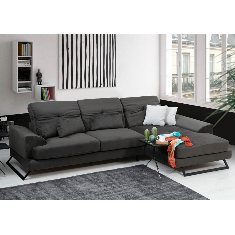 Corner Sofa Frido Corner Right (L3+Chl) Anthracite