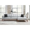 Atelier del Sofa Corner Sofa-Bed Montana Corner Right (L3+Chl) Light Grey