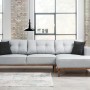 Corner Sofa-Bed Montana Corner Right (L3+Chl) Light Grey