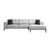 Atelier del Sofa Corner Sofa-Bed Montana Corner Right (L3+Chl) Light Grey