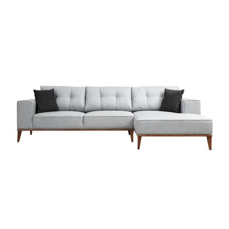 Atelier del Sofa Corner Sofa-Bed Montana Corner Right (L3+Chl) Light Grey
