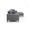 Corner Sofa-Bed Nordic Corner Right (L3+Chl) Dark Grey
