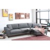 Corner Sofa-Bed Nordic Corner Right (L3+Chl) Dark Grey