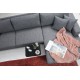 Corner Sofa-Bed Nordic Corner Right (L3+Chl) Dark Grey