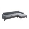 Corner Sofa-Bed Nordic Corner Right (L3+Chl) Dark Grey