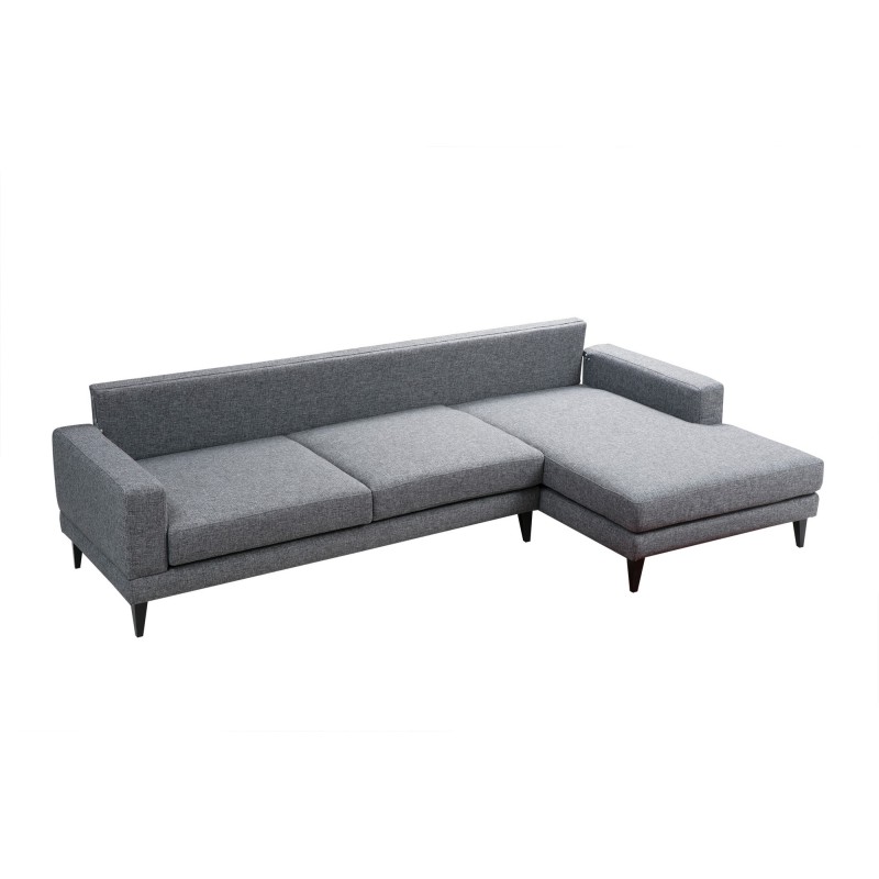Corner Sofa-Bed Nordic Corner Right (L3+Chl) Dark Grey