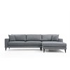 Corner Sofa-Bed Nordic Corner Right (L3+Chl) Dark Grey