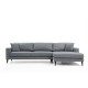 Corner Sofa-Bed Nordic Corner Right (L3+Chl) Dark Grey
