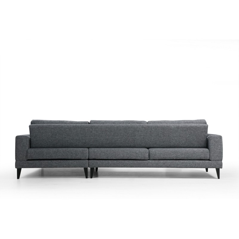Corner Sofa-Bed Nordic Corner Right (L3+Chl) Dark Grey