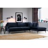 Corner Sofa Papira Corner Right (L3+Chl) - Navy Blue Navy Blue