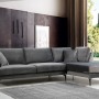 Corner Sofa Papira Corner Right (L3+Chl) - Anthracite Anthracite