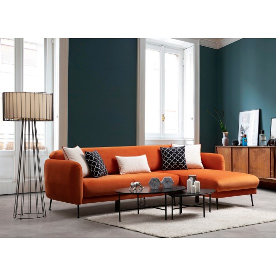 Corner Sofa-Bed Sevilla Corner Right (L3+Chl) Orange Corner Sofa-Bed Sevilla Corner Right (L3+Chl) Orange